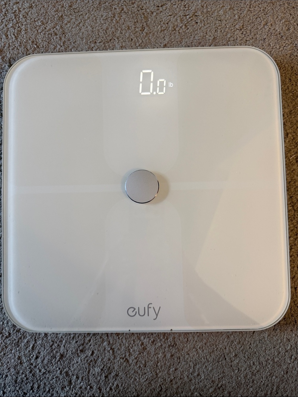 Eufy White Smart Body Scale - Glass Digital Bathroom Scale